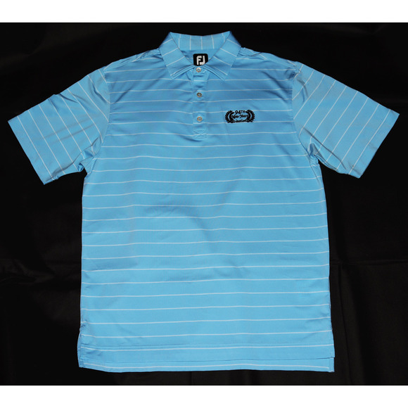 FootJoy "94th New Years" Men's Short Sleeve Golf Polo Striped Shirt Size‎ Medium - Picture 1 of 7